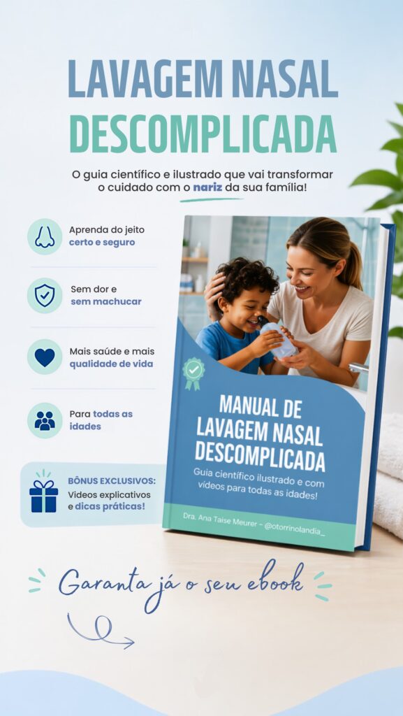 Aprenda agora mesmo a fazer lavagem nasal de uma vez por todas com o ”Manual de Lavagem Nasal Descomplicada”